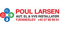 Poul Larsen El og VVS logo