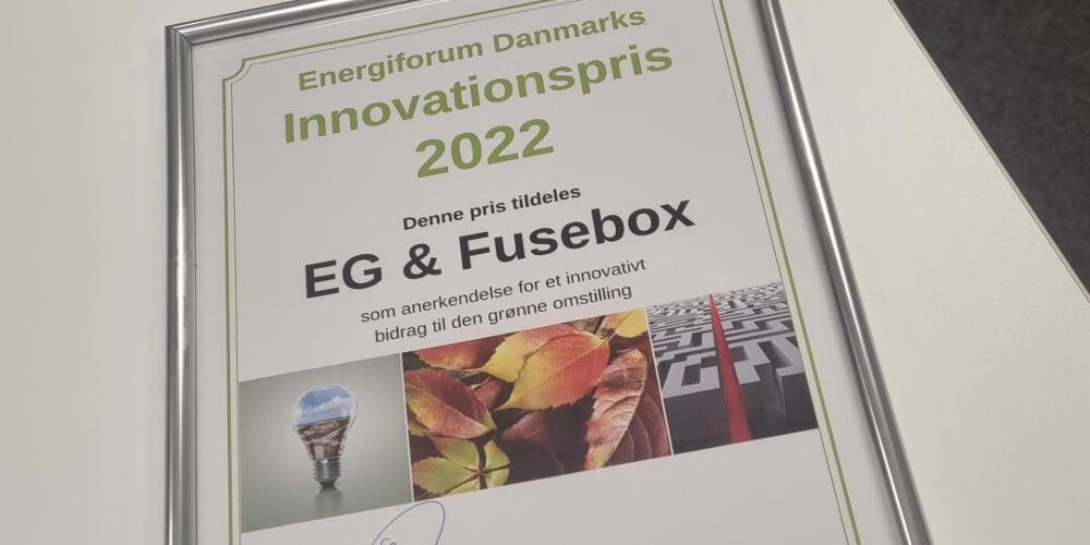 EG og Fusebox vinder Energiforum Danmarks Innovationspris 2022